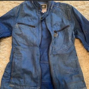 G Star sexy denim Moto jacket!